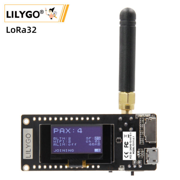 ddb9718163744582 LILYGO® TTGO LoRa32 V2.1_1.6 Version 433/868/915Mhz ESP32 LoRa OLED 0.96 Inch SD Card Bluetooth WIFI Wireless Module ESP-32 SMA