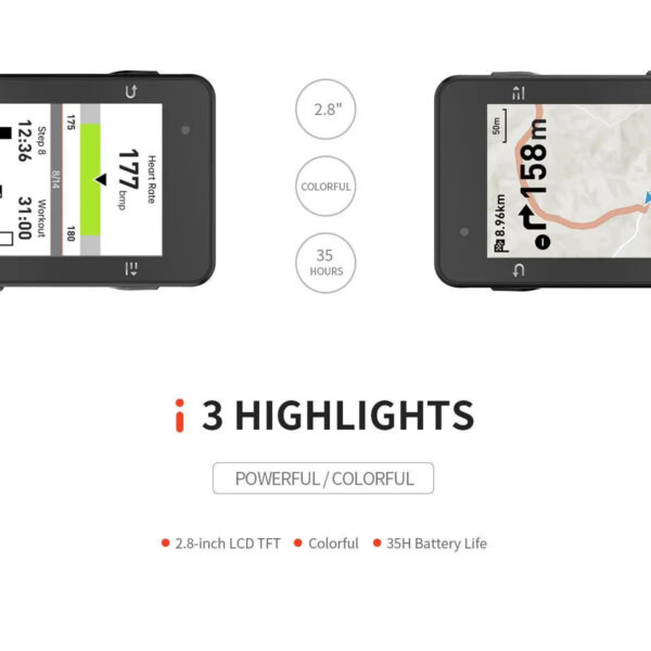 ddbce4f7792e7d8d iGPSPORT igs630 Computer ANT+ Wireless Bike Speedometer Bluetooth GPS route navigation notification Odometer