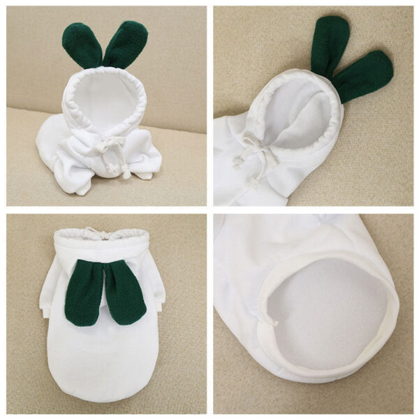 Cute Fruit Dog Clothes Hoodies Warm Fleece Pet Clothing Cat Costume Coat for Puppy Small Medium Dogs Cats