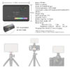 dddceca1635712b2 Ulanzi VL120 RGB Camera Video Light Mini Portable 3100mAh Photography Lighting Smartphone Vlog Fill Light RGB Video Light