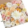Serra Flora Artificial Christmas Flowers Greenery Combo Box Set Faux Flowers Bulk Flower Leaf with Stems for DIY Tree Ornaments Xmas Wreath Floral Arrangements Centerpieces