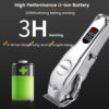 Professional Dog Hair Clipper All Metal Rechargeable Pet Trimmer Cat Shaver Cutting hine Puppy Grooming Haircut Low Noice