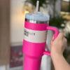 ddeca41f62ca36bb Gold Chocolate Black Chroma Mugs New 40oz H2.0 Handle Insulated Tumblers Lids Straw Stainless Steel Coffee Termos Cup With