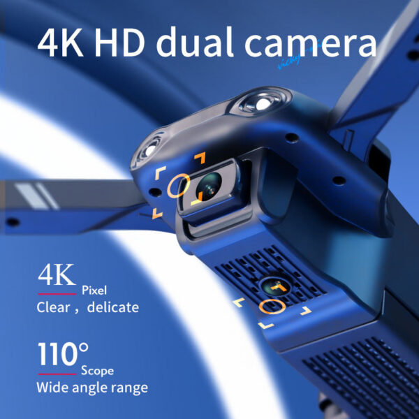 de0d879a4d9335ee NEW V13 Mini Drone 4K HD Professional With 1080P Dual Camera 2.4G WIFi FPV Dron Foldable RC Quadcopter Gift Toy