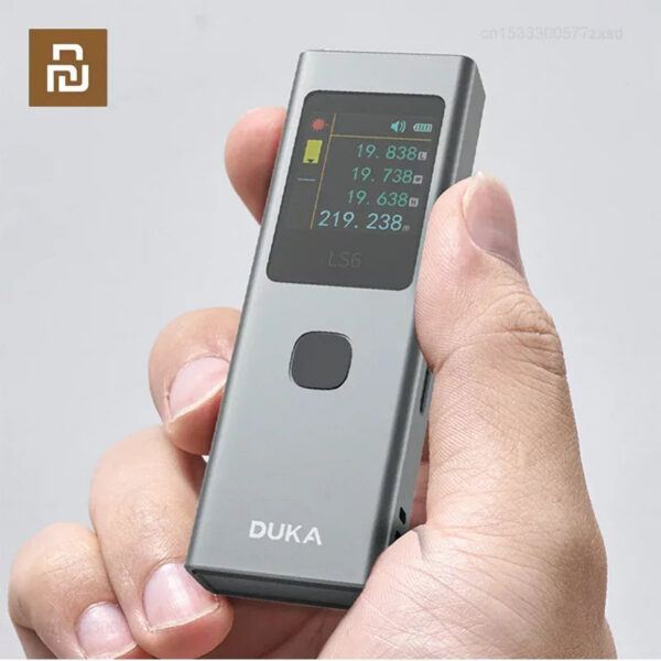 Youpin DUKA ATuMan LS6 Rangefinder 40m Mini Distance Angle Meter Measuring Tools Portable Rechargeable Laser Line Marker