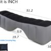 Car Air Mattress Back Seat Gap Pad Fill Extender Mattress for SUV Dogs Kids Adults Travel Bed Cushion Camping Air Couch Sleeping Rest Inflation Bed