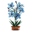 City Creativity Bouquet wer Cymbidium Faberi Bonsai Potted Plant Home Decoration Building Blocks Bricks Kids Toys