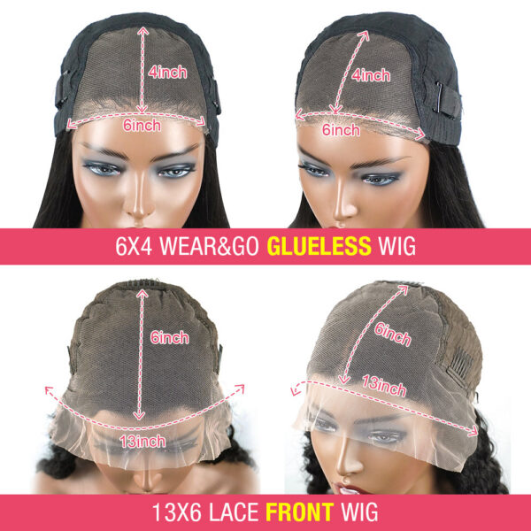 Glueless Ready To Wear And Go Preplucked Wigs Brazilian Body Wave 13x6 HD Lace Frontal Human Hair Wig PreCut 200%