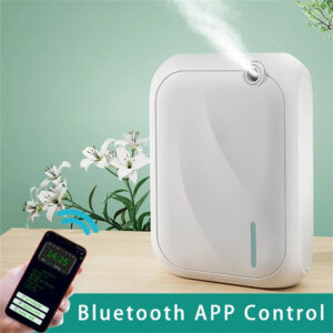 de46d68f46ab0348 Coverage 200m³ Scent Machine Hotel Aroma Diffuser Wall Mounted Essential Oil Diffuser For Home Fragrance Bluetooth APP Control