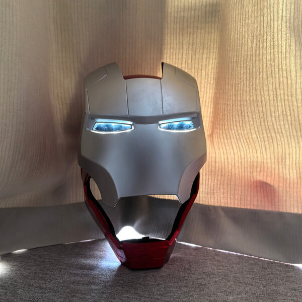de4e5214dad4f73e In Stock Avengers Iron Man Helmet Adult Child Model Cosplay 1:1 Light Led Mask Action Figure Toys Children Gift