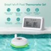 INKBIRD 2nd-Gen Wireless ating Pool With IBS-M2 Wi-Fi Gateway Combo Waterproof Digital Thermometer For SPA Pond