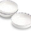 de696c3eb40fbdbf Howise 5.3 in Ceramic Cat Bowls Set, Shallow Cat Food Bowl Small Pet Bowls Cat Dish for Food and Water, Green