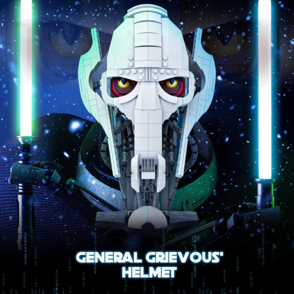 788pcs MOC Idea General Grievous Building Blocks Bricks Model Helmet Collection Assembg Toys for Children Adults Gift