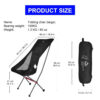 de9a30b6179daaeb Widesea Camping Fishing Folding Chair Tourist Beach Chaise Longue Chair for Relaxing Foldable Leisure Travel Furniture Picnic