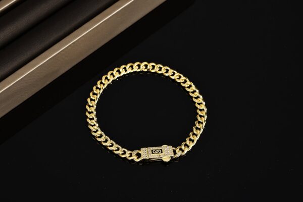 Classics Golden Fashion Miami Cuban S Bracelet Chain Hip Hop Men's And Women's Jewelry Necklace