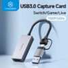 deb131348d444a8a Hagibis USB 3.0 Video Capture Card HDMI-compatible to USB/Type-c Game Grabber Record ms2130 for Switch Xbox PS4/5 Live Broadcast