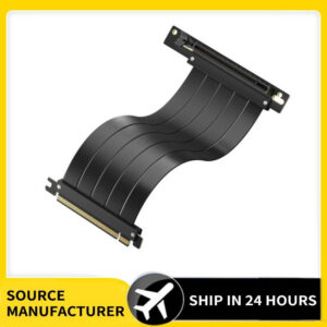 10/20/25/30/40/50/60cm Full Speed 4.0 PCIE X16 Riser Graphics Card Extension Cable GPU PCI-E flexible Shielded Extender
