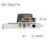 ded7bd118fa1a916 LX725 SD 768x576 Video Capture Card With SDK DV Camera TV Box Magnetic Tape PCI-E Converter Support Windows XP 7 8 10