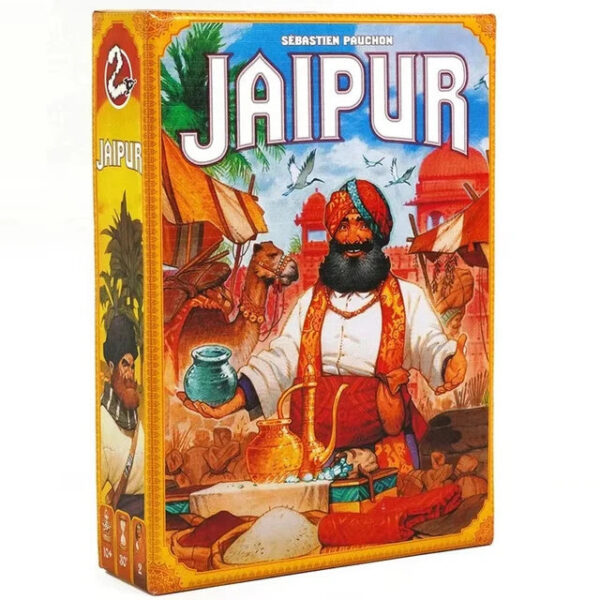 ded99d4800f27cd7 Jaipur board - strategic trading suitable for children aged 10 and above, 2 players, 30 minutes of game time, space co