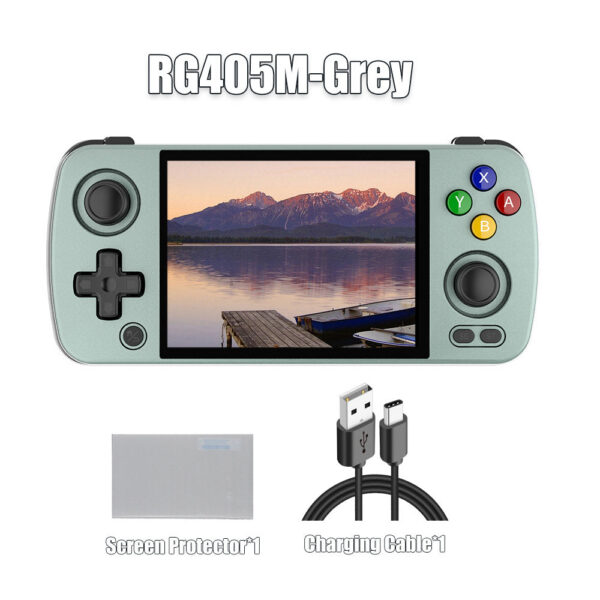 def125625866589a ANBERNIC RG405M Metal Handheld Console Android 12 System Unisoc Tiger T618 4 Inch IPS Screen Game Player Support OTA Update