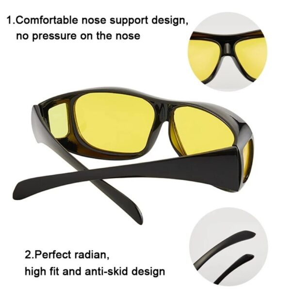 Drivers Goggles Interior Accessory Protective Gears Sunglasses Night Vision Anti Glare Car Driving Glasses 2024 NEW