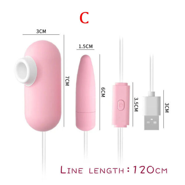 defd7c9a6097740a Electric female masturbation clitoral stimulation vibration double jump egg with tongue licking function G-spot orgasmic sex toy