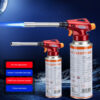 df117a22bde9064f Butane Torch Head Grill Cooking Torch with Adjustable Flame Flame Thrower Reverse Use for Outdoor Camping BBQ Picnic Hiking