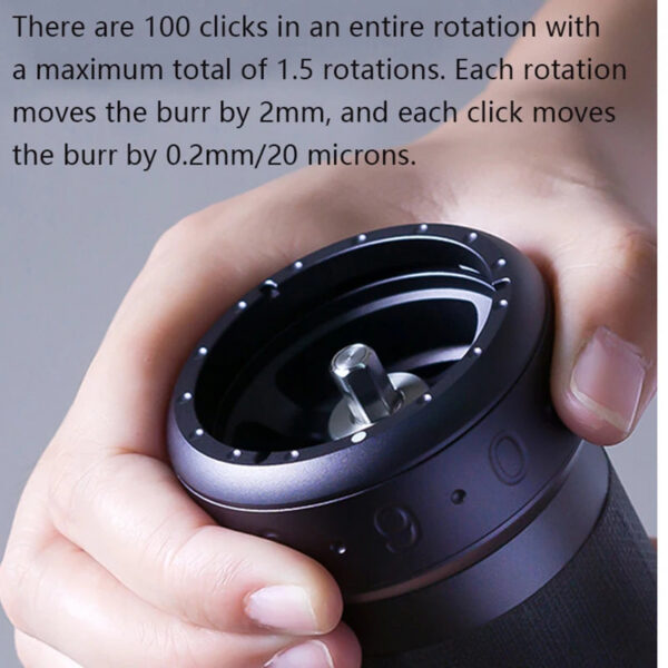 df2434c914b13b7f 1zpresso Kultra coffee grinder Portable manual coffee mill adjustable 304stainless steel burr special 7core burr