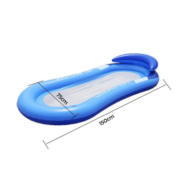 df262b80c07f26ce 2024 New Hammock Recer Iatable ating Swimming Mattress Outdoor Foldable Water Sleeping Bed Pool Lounge Chair