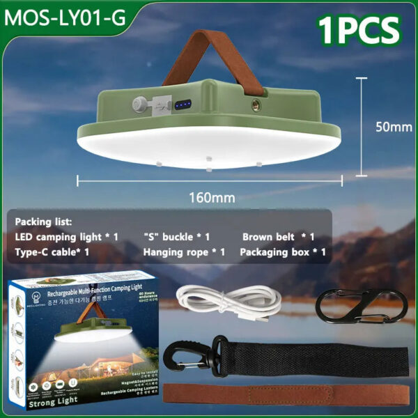 df30d60d01d9b050 MOSLIGHTING Solar Chargin Tent Strong Light with Magnet Zoom Portable Torch Camping lantern Work Maintenance Lighting 80W LED