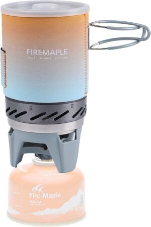 df3e08d759b99ba0 Fire-Maple FMS-X1 Camping Stove Gas System | Portable Pot/Jet Burner Outdoor Gas Cooking Essentials | Compact Equipment for Hiking Trekking Backpacking Fishing Hunting