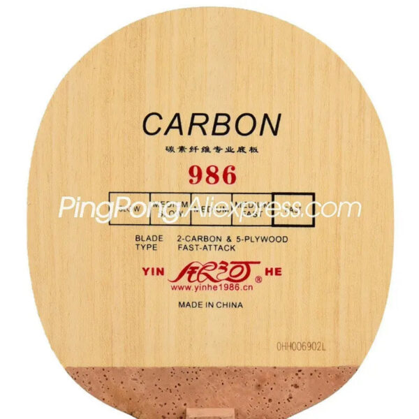 df4347fac812ff46 Original YINHE 986 Carbon Table Tennis Blade (Korea Type Fast Attack) Japanese Penhold JS Handle Racket Ping Pong Bat Paddle