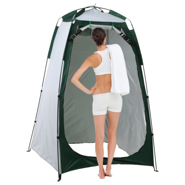 df44bbd8272946d3 Portable Beach Shower Toilet Changing Sun Rain Privacy Shelter Tent with Window for Outdoor Camping Bathroom
