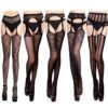 VERO MONTE Women Patterned Fishnet Tights Black Fishnets Net Stockings Pantyhose