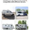 df6573830f91334f Caravan Awning Tent RV Screen Room Family Room Camper Privacy Room Sunshade Campervan Tent Outdoor Camping Shelter