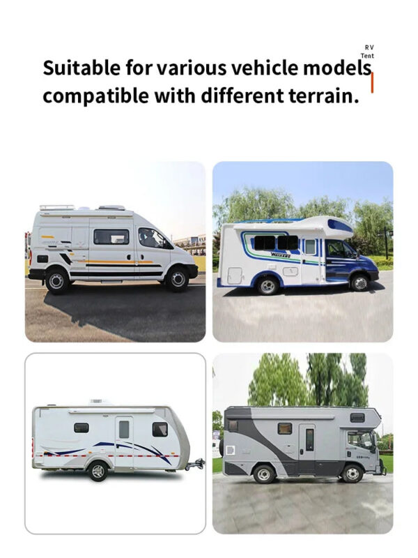 df6573830f91334f Caravan Awning Tent RV Screen Room Family Room Camper Privacy Room Sunshade Campervan Tent Outdoor Camping Shelter