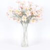 df798ad22136eaa9 2 Pcs Artificial Flowers Plants Calliopsis Silk Flower Arrangements Wedding Bouquets Decorations Plastic Floral Table Centerpieces for Home Kitchen Garden Party Decor Approx 23.6'' High - Light Pink