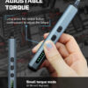 df8be13badd1e28a 68 in 1 Electric Screwdriver Set 5 Torque Settings Precision Power Tool Magnetic Screw Driver Bits for iPhone Glasses Watch PC