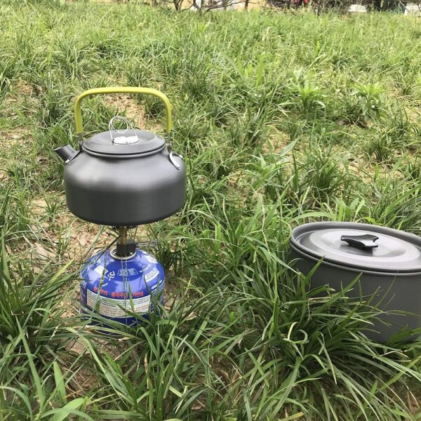 df9c03b6032e54ea DESERT & FOX Ultralight Mini Camping Stove, 2600W Power Titanium Alloy Automatic Foldable Outdoor Cookware Tool for Picnic, Cookout, Camping, Hiking