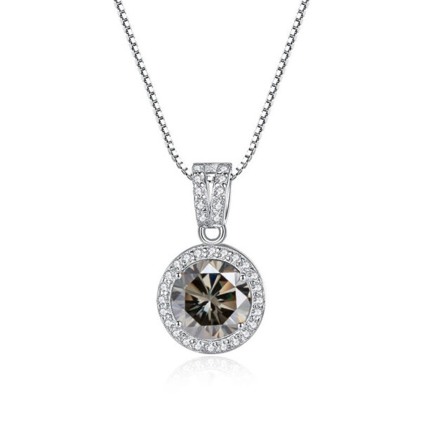 dfba95b2984adabb BIJOX STORY Moissanite Diamond Pendant Necklaces For Women Sterling Sier Chain Trending Iced Bling Wedding Jewelry