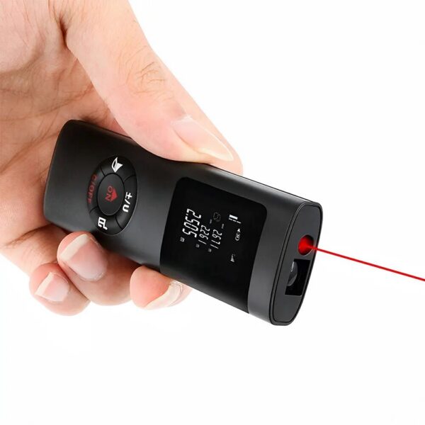 40M/60M Mini Smart Distance Meter Measure Infrared Rangefinder USB Rechargeable Portable Handheld Laser Range Finder Tools