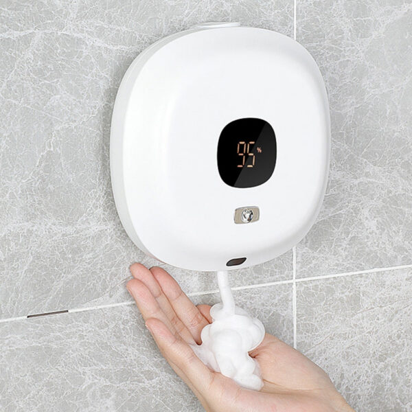 dfe02d7b43604011 New Foam Wall Mounted Touchless Soap Dispenser Automatic Induction Hand Sanitizer hine For Hotel Household