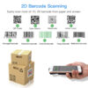 dfe963a77f57d469 Eyoyo 2D Back Clip Bluetooth Barcode Scanner Portable Barcode Reader Data Matrix 1D 2D QR Bar Code Scanner Android IOS System