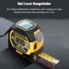 e013cdcac9df081d 40m/60m Rangefinder Laser Measure Distance Meter Surveying Equipment Measur Retractable Tape