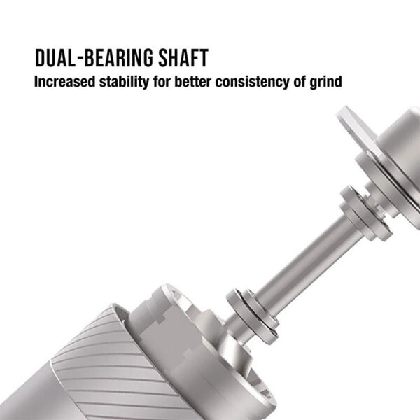 1ZPRESSO Q2 Manual Portable 38mm Heptagonal Stainless Steel Burr Coffee Mill Step Adjustment Hand Crank Grinder