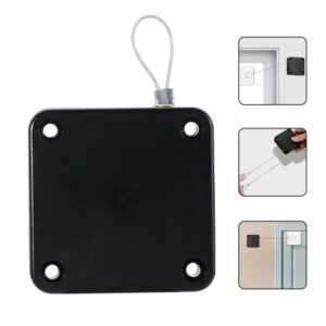 No Punching Pull Cord Closers Adjustable Surface Stop Bracket Type Automatic Door Closer