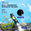 e020de8be79de6ab Mini Torch LED Rechargeable Portable USB Charging Flashlight High Power Bank Camping Waterproof Long Range Lantern