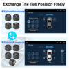 e039d546b415862f J USB Android TPMS Tire Pressure Monitoring Display Alarm System Internal External 5 Sensors For Car Navigation Radio