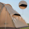 e03b1b6b10257d7f MOBI GARDEN Camping Tunnel Tent Outdoor Living Tent Windproof Rainproof Portable