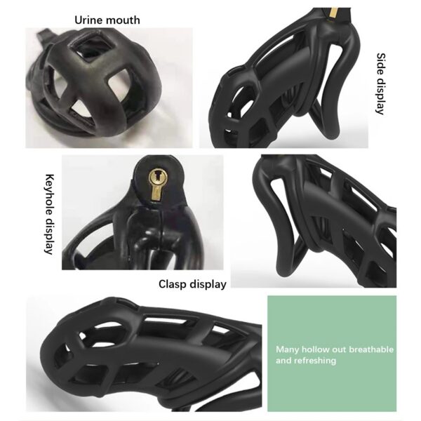 Male Chastity Cage Erotic Urethral Lock Sex Toys  Device Penis Ring Male with 4 Size SM Products Cage Chastete Penis Sleeve